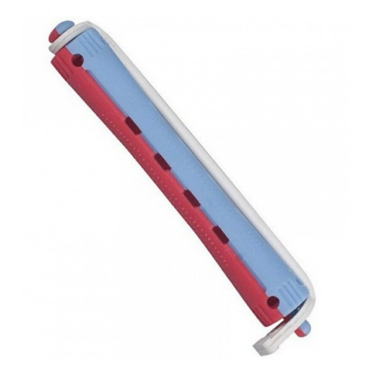 Eurostil Bigudís 904 Rojo/Azul Largos 12u