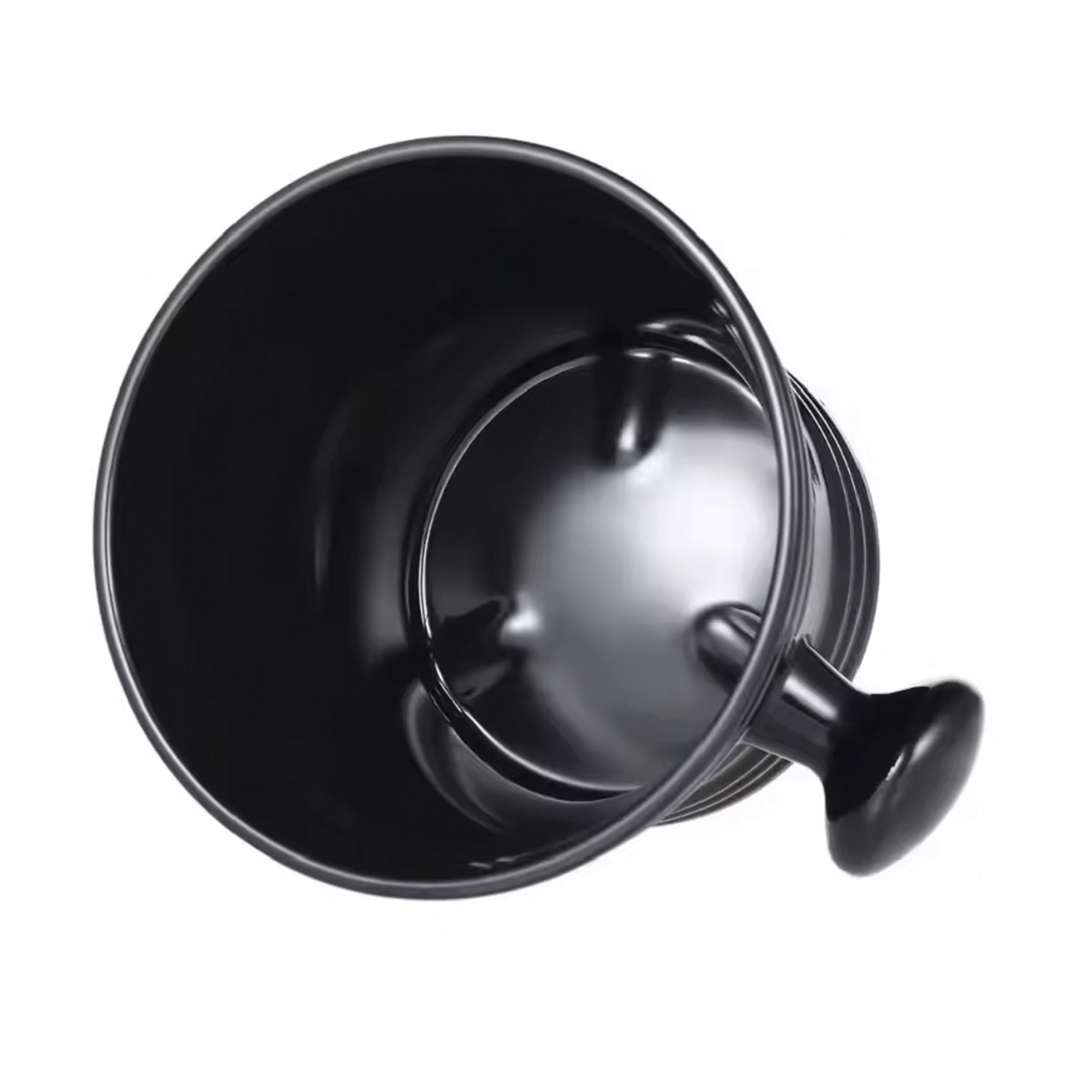 Bifull Bowl Afeitado Cerámica Negro - Imagen 2