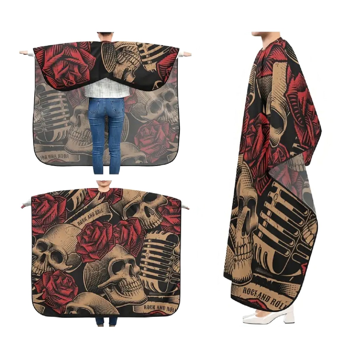 Bifull Capa Corte Calaveras Nylon 145*160cm - Imagen 2
