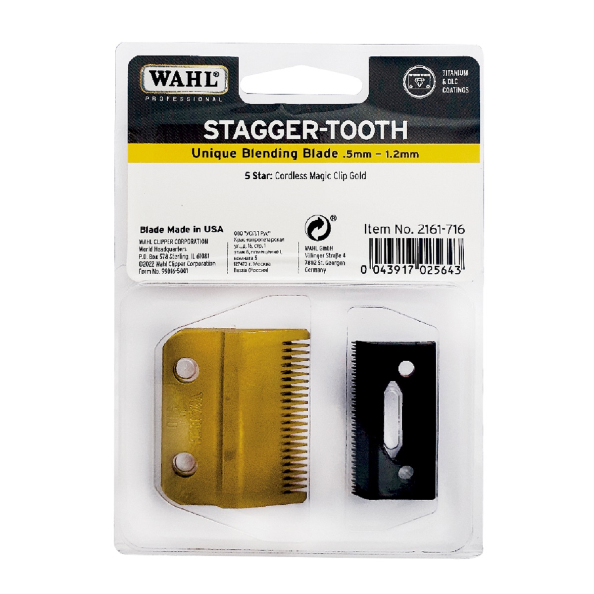 Wahl Cuchilla Gold Magic Clip Cordless 02161-716