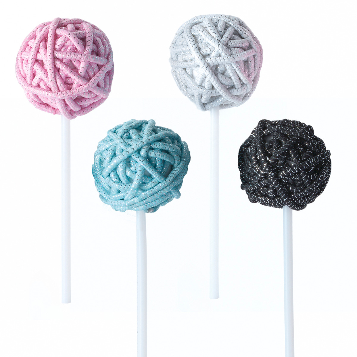 Bifull Gomas Piruletas de colores Lollipops Round