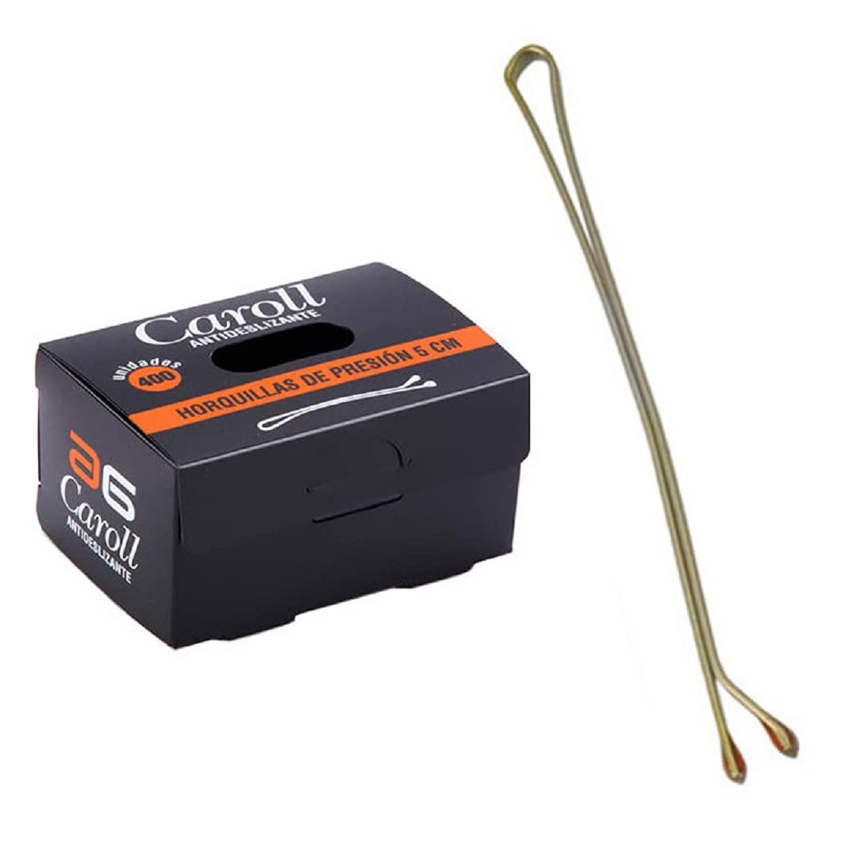 Clips Caroll Tarrina 400u Rubios 5cm