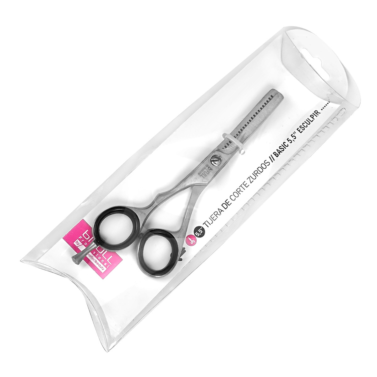 Bifull Tijera Basic Zurdo Entresacar 5.5"