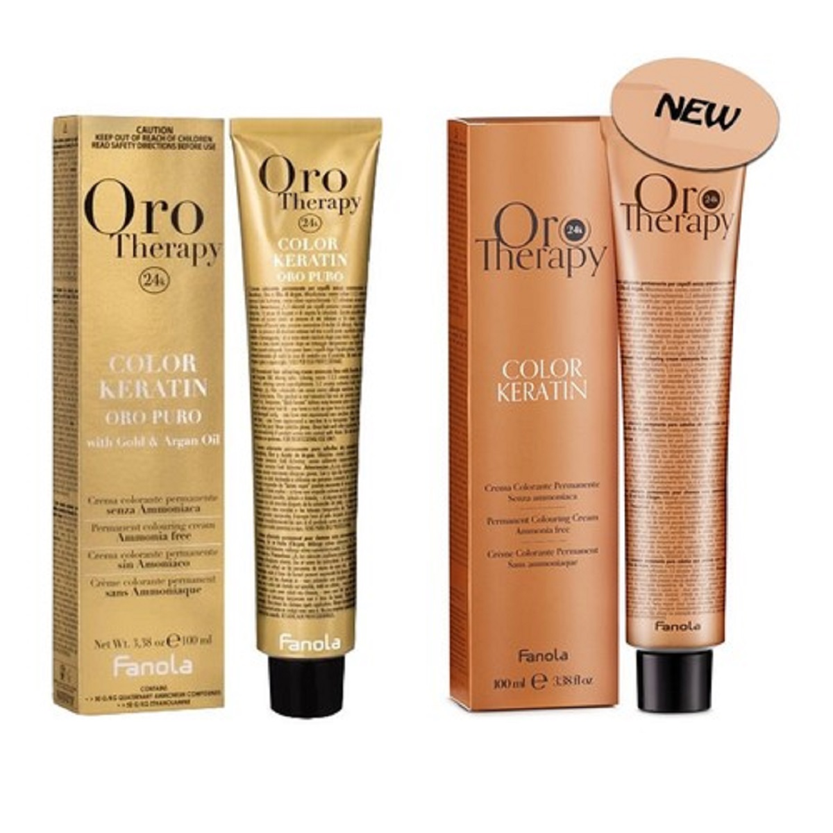 Fanola Tinte Oro Therapy 4.5, 100gr