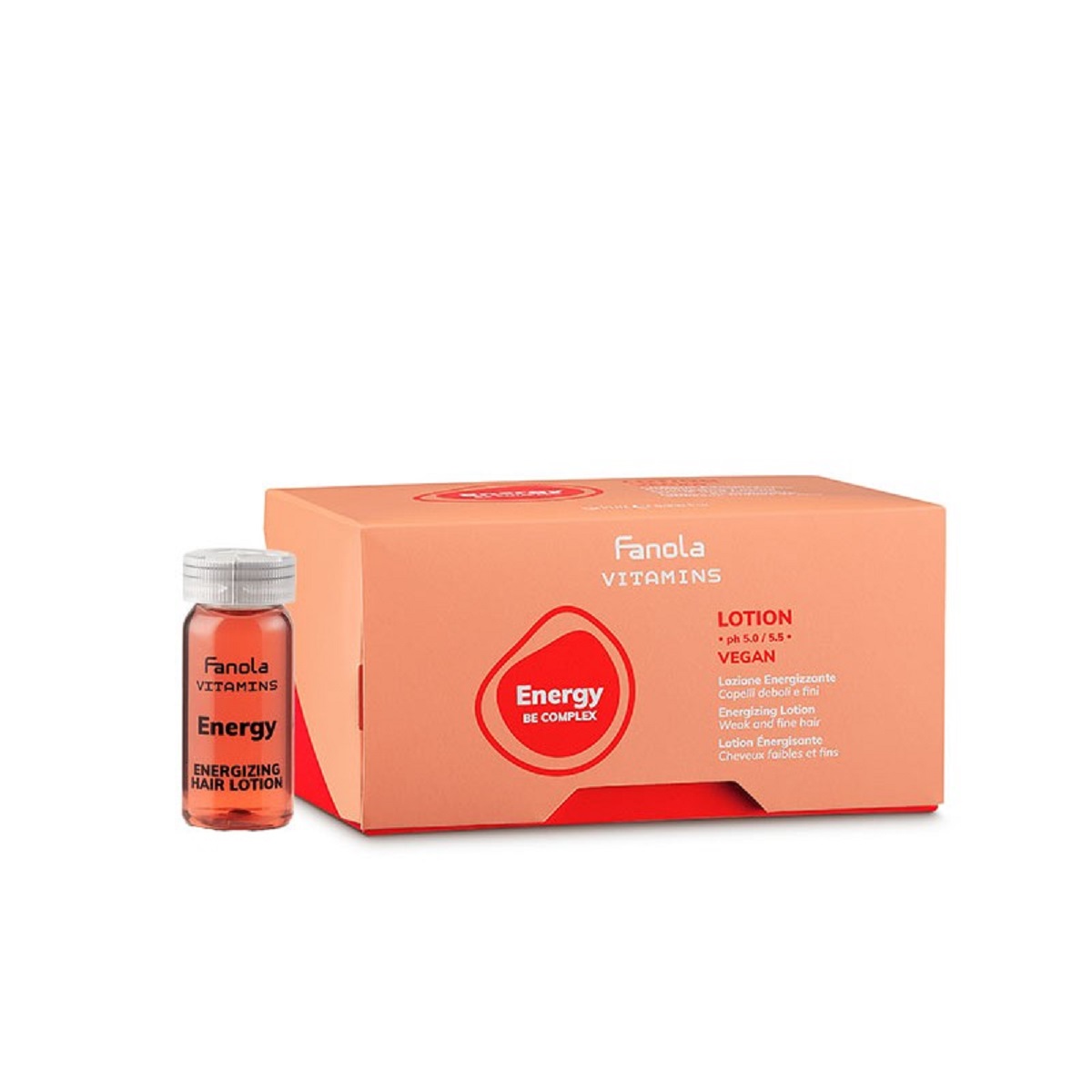 Fanola Ampollas Energy Vegan 12x10ml