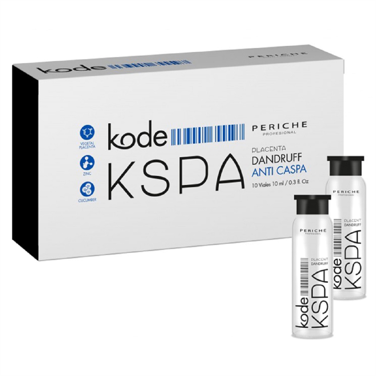 Periche Kode Ampollas Anti-Caspa 10x10ml