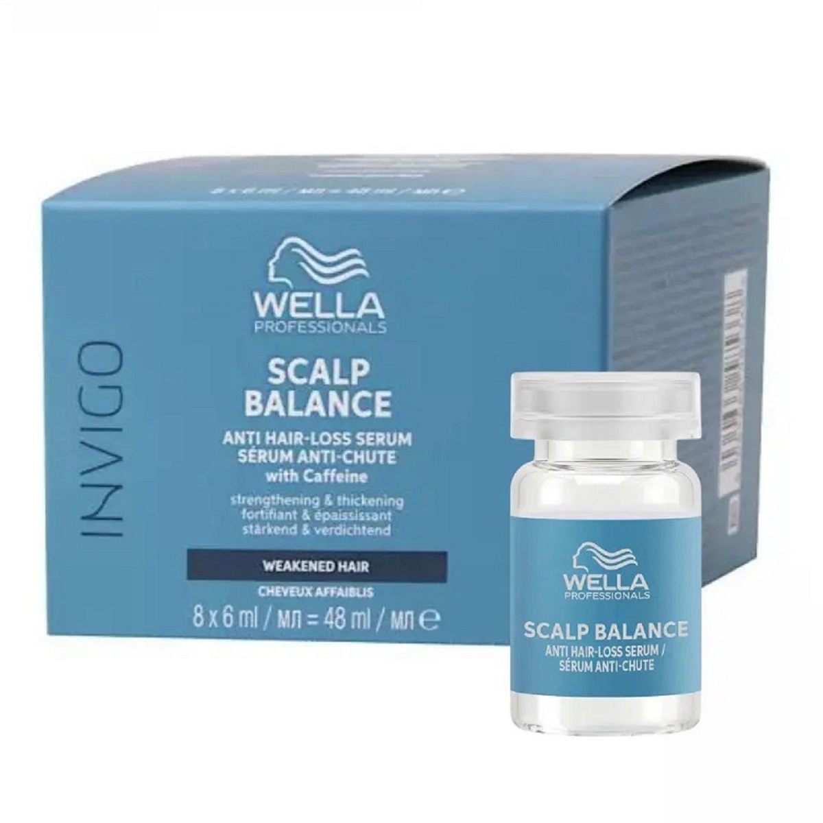 Wella Invigo Balance Sérum 8x6ml(Ampollas Caída)