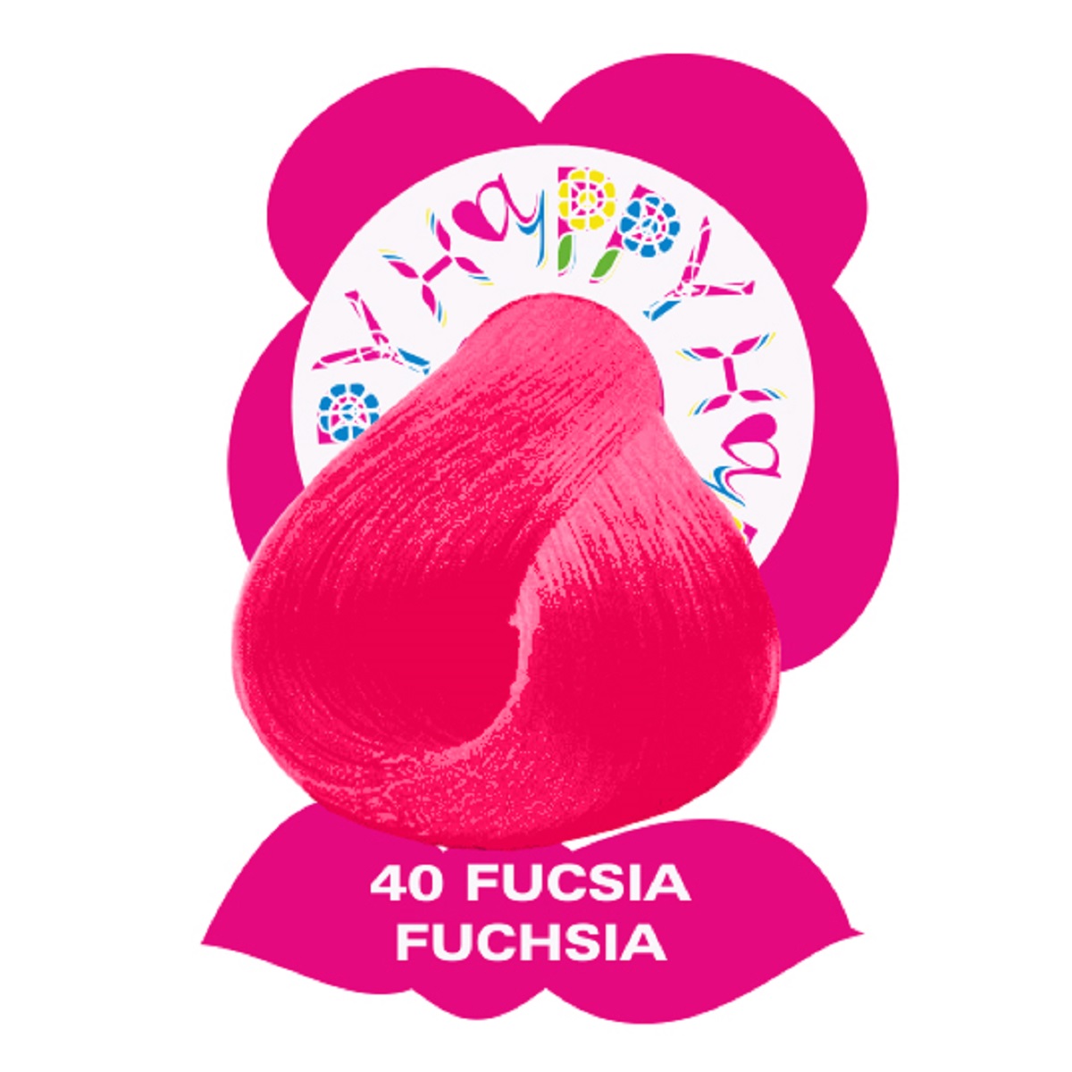 Hayppy Fantasía Semipermanente Nº40 Fuchsia 100ml