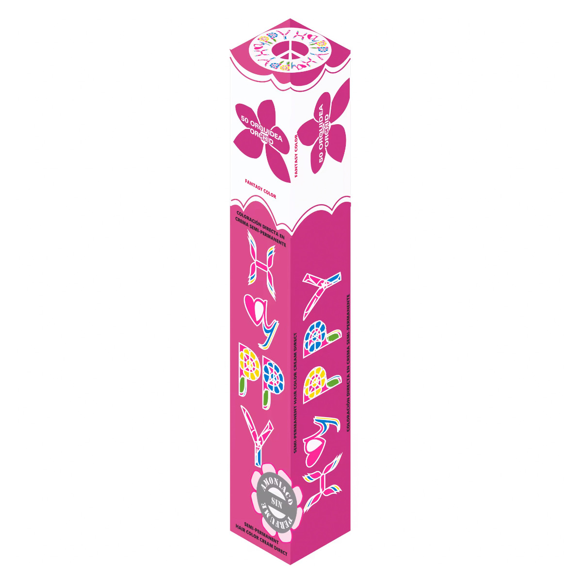 Hayppy Fantasía Semipermanente Nº50 Orchid 100ml - Imagen 3