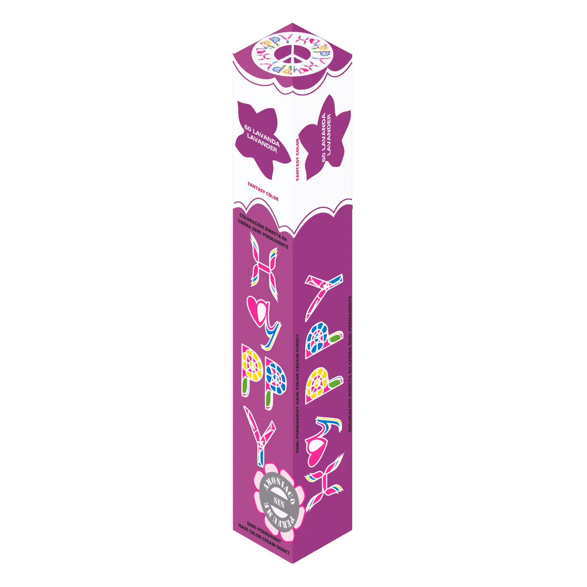 Hayppy Fantasía Semipermanente Nº60 Lavander 100ml - Imagen 3