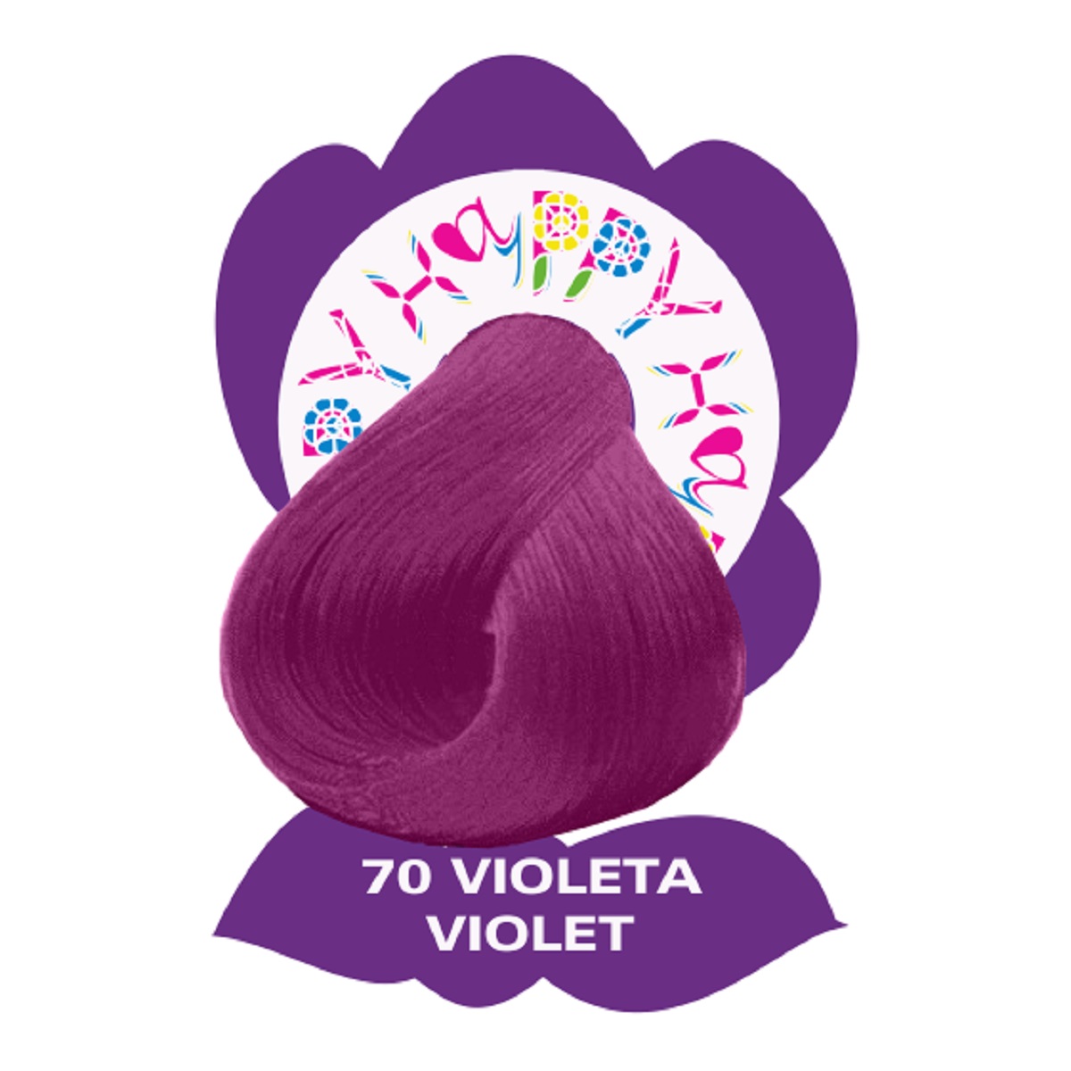 Hayppy Fantasía Semipermanente Nº70 Violeta 100ml