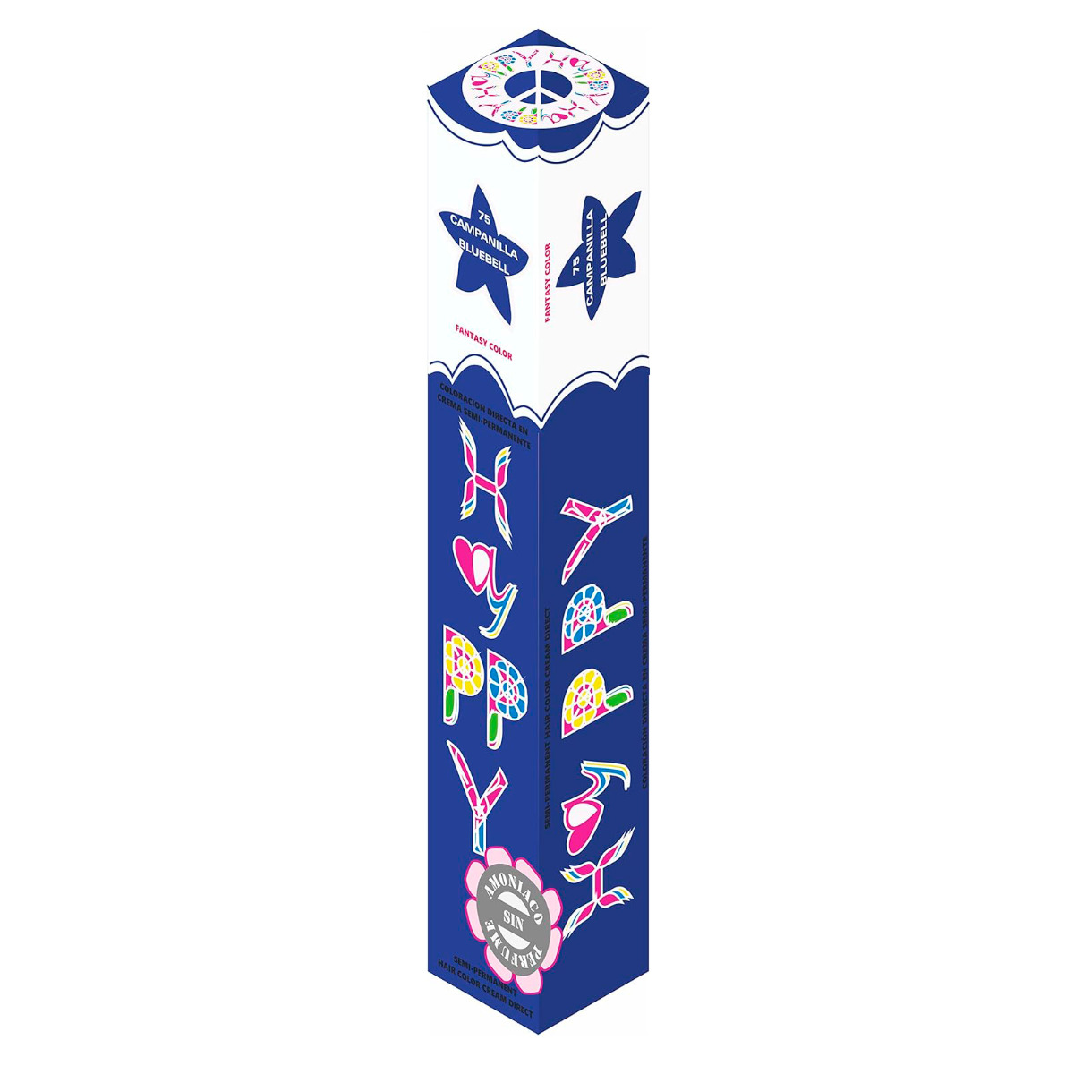 Hayppy Fantasía Semipermanente Nº75 Bluebell 100ml - Imagen 3