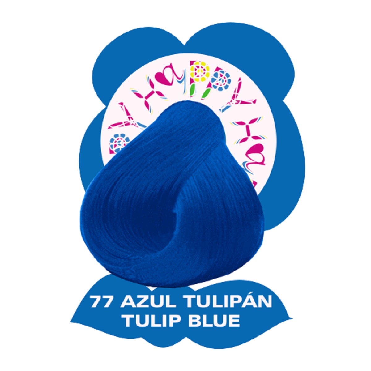Hayppy Fantasía Semipermanente Nº77 Tulip Blue 100ml