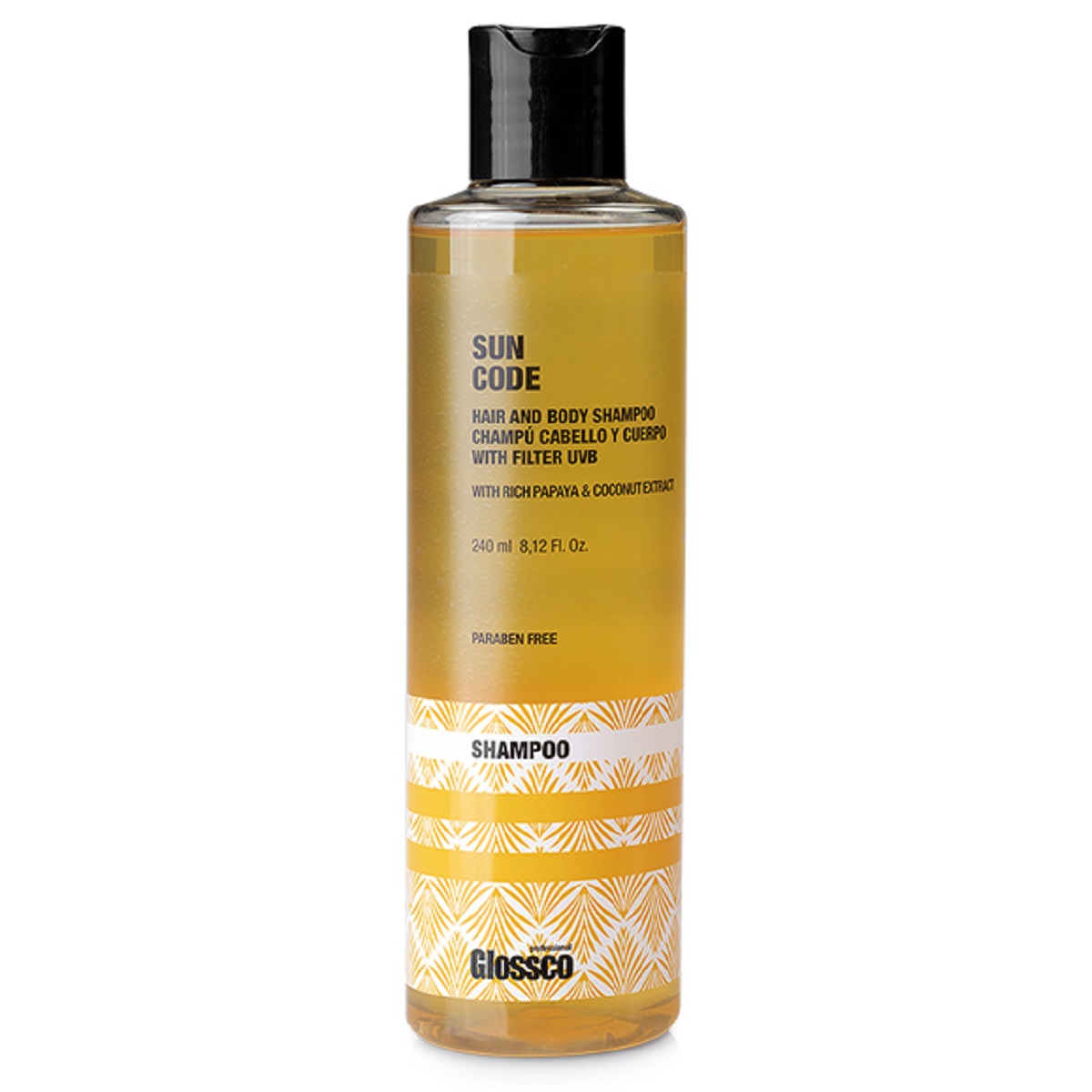 Glossco Champú Sun Code(Hair & Body) 240ml