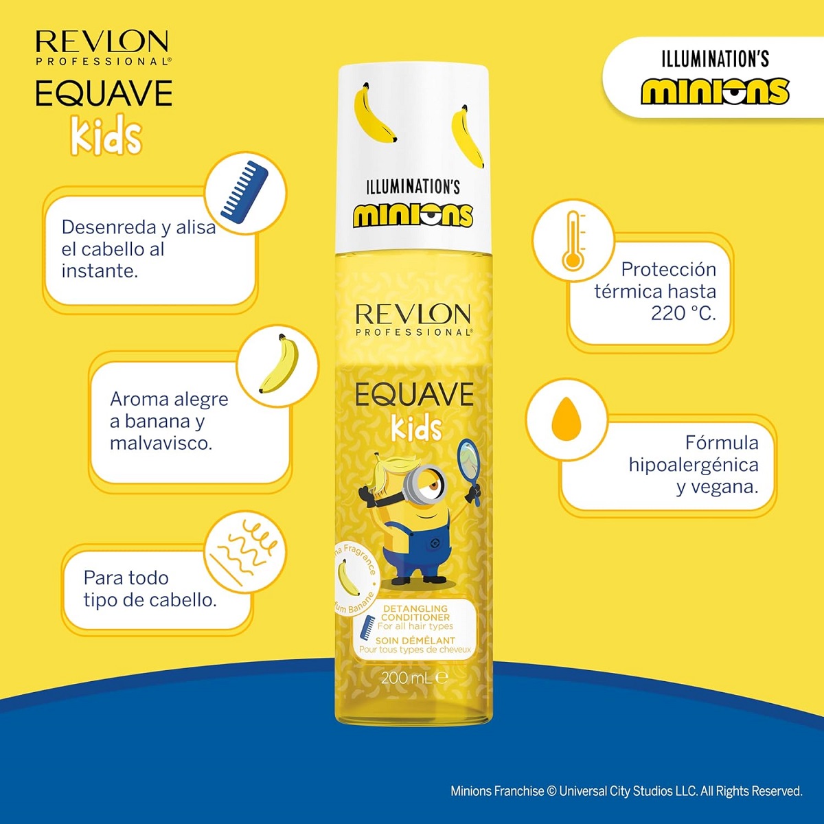 Revlon Equave Kids Banana Minions 200ml - Imagen 3