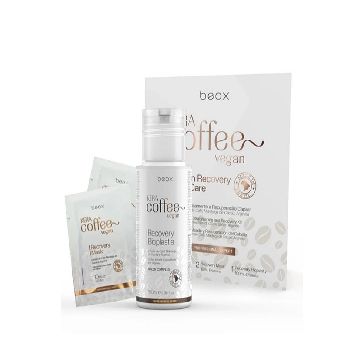 Beox Kit Alisador Free Keracoffee 100ml - Imagen 4