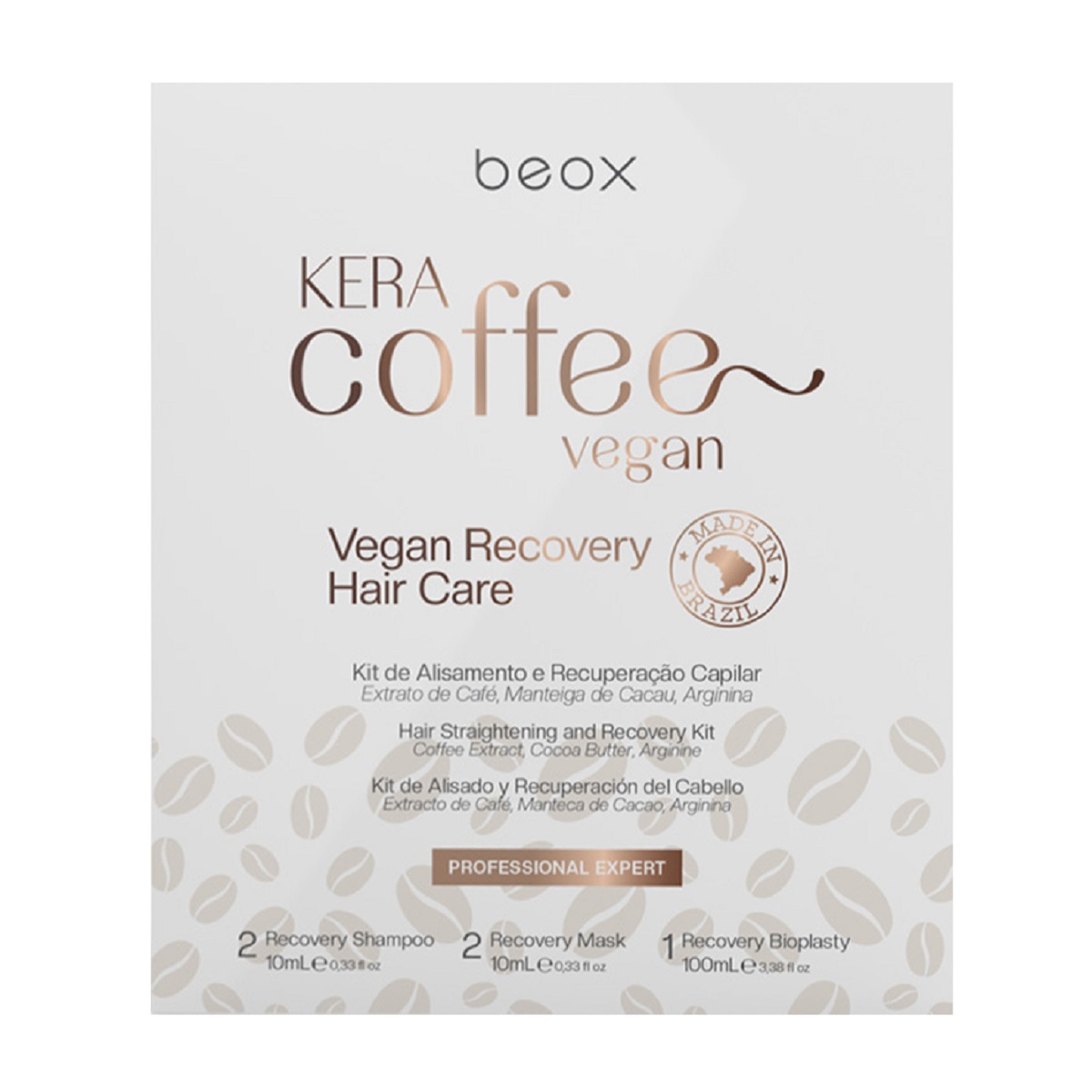 Beox Kit Alisador Free Keracoffee 100ml