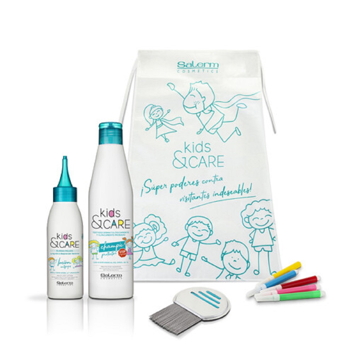 Salerm Kit Kids And Care Champú 250ml+Loción 100ml