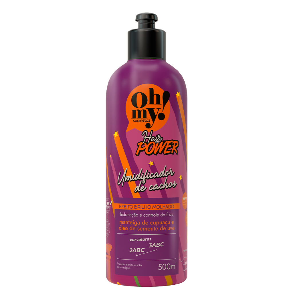 Oh My! Umidificador de Cachos Hair Power 500gr