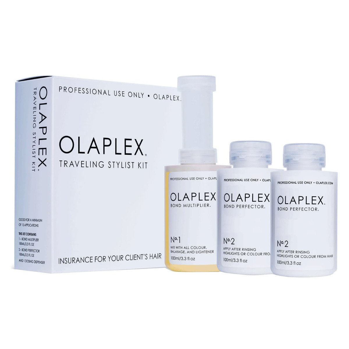 Olaplex Traveling Stilyst Kit 100ml(3 productos de 100ml)