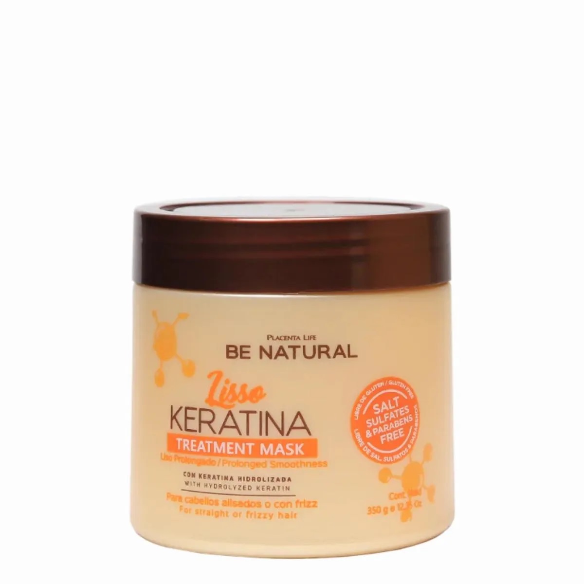 Be Natural Mascarilla Lisso Keratina 350ml