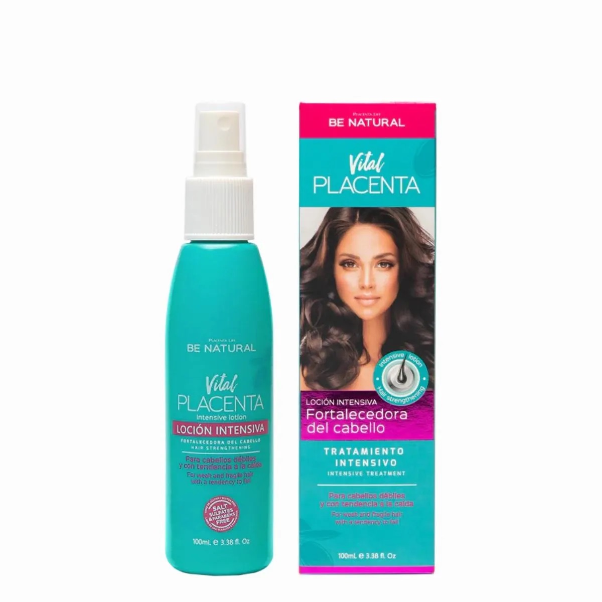 Be Natural Loción Fortalecedora Vital Placenta 350ml