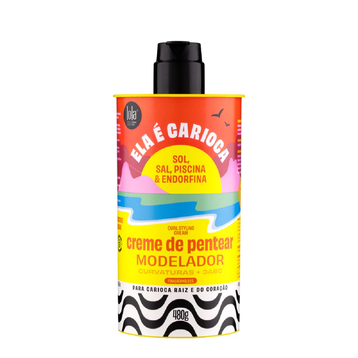 Lola Cosmetics Ela É Carioca Crema De Peinar(Tipo rizo 3ABC) 480gr